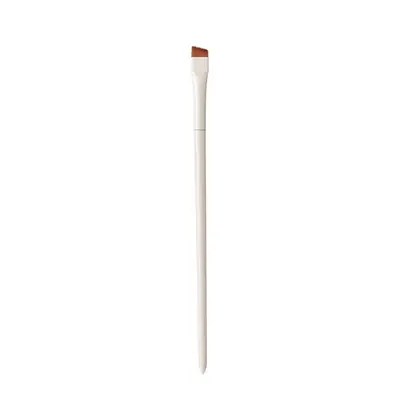 Porcelain White Crescent Eyeliner Brush with Angled Thin Tip - 9