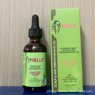 MIELLE Rosmarin-Haaröl-Set mit Pfefferminz, pflegend - 7