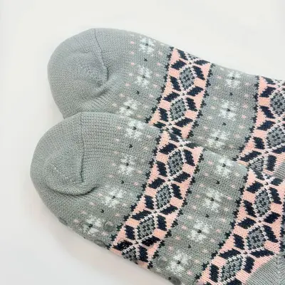 Individuell bedruckbare Erwachsenensocken, verdickt, Korallenfleece, Acryl