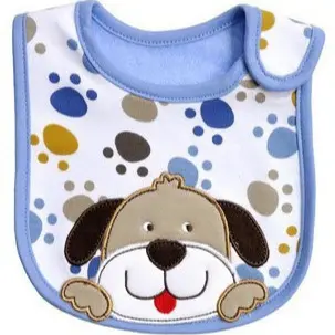 Baby Bib, Three-Layer Waterproof Cartoon Design
