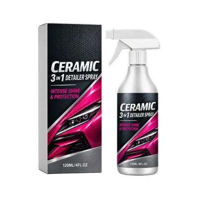 Car Ceramic Coating Spray, Protective Layer and Paint Gloss, Portable