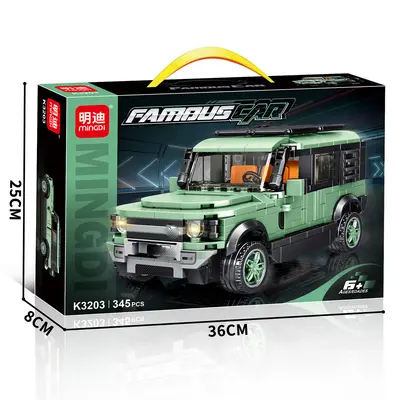 K3203 Building Block Racing Car Sports Car Model Set for Boys - 10