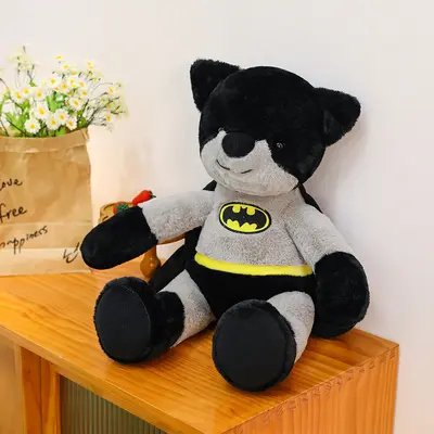 Superman Batman Transforming Teddy Bear Plush Toy Figure - 8