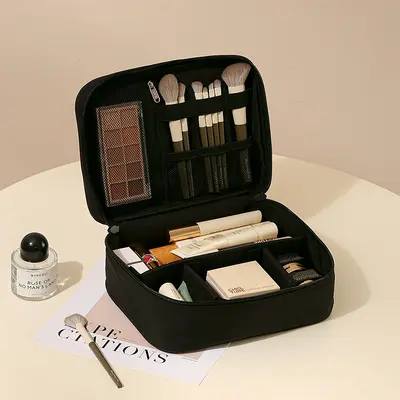 Large makeup bag, portable water-resistant - 7
