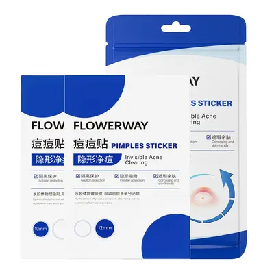 FLOWERWAY Acne Patch for Teens, Balances Skin Oil, Gentle Oil Control - 7