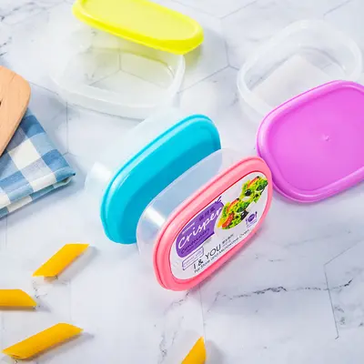 Kleine Gemüsekiste Mini versiegelte Kunststoffbox Baby-Nahrungsergänzungsbox Kantinen-Lebensmittel-Musterbox Kindergarten Schulaufbewahrungsbox