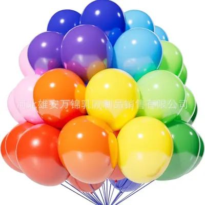 10 İnç Kalın Mat Lateks Balon, 20 Adet Paket, Doğum Günü ve Düğün Dekorasyonu - 7