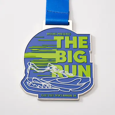 Individuelle Metallmedaille aus Zinklegierung für Marathons und Schulwettbewerbe
