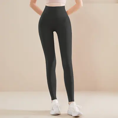 Damen-Sportleggings mit hohem Bund, Po-Lift, für Pilates und Fitness - 13