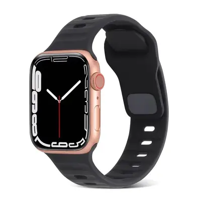 Silicone Strap with Diamond Buckle for Apple Watch Ultra 3 - 9