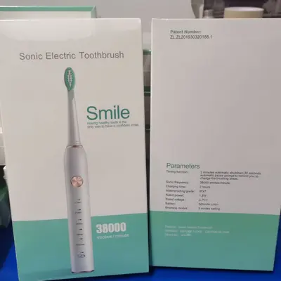 USB Rechargeable Smart Electric Toothbrush, Sonic Vibration - 5
