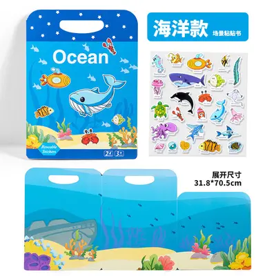 Children's Sticker and Quiet Busy Book, Ages 3+ - 10