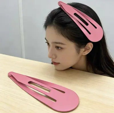 Dev pembe saç tokası, 28 cm - 8