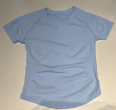 跨境高弹透气瑜伽服短袖修身纯色运动健身t恤女无缝户外跑步上衣 - 13