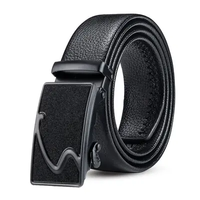 Yeni erkek otomatik tokalı hediye kemeri, kenar PVC aşınmaya dayanıklı ve çizilmeye dayanıklı erkek pantolon kemeri, toptan stokta büyük miktarda - 8