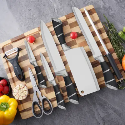 Stainless steel chef knife set, 6-piece - 3