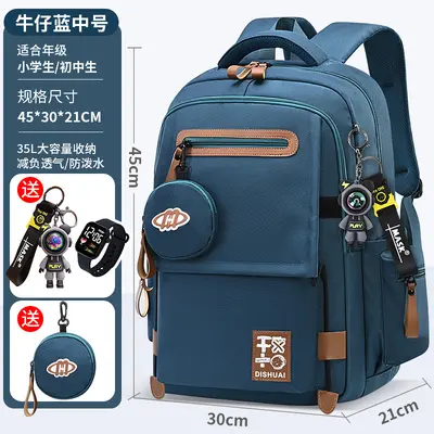 Back-Relieving School Backpack for Middle School Students - 7