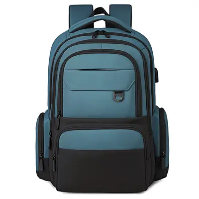 Men's Backpack, Oxford Fabric Urban Commuter Bag, Large Capacity - 2
