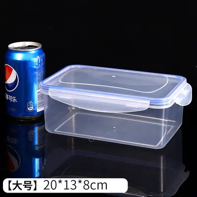 Refrigerator storage container, rectangular, microwave safe - 8