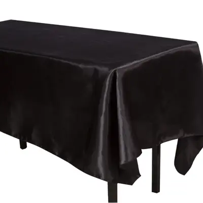 Satin Square Tablecloth 70g High-Density for Weddings and Restaurants - 9