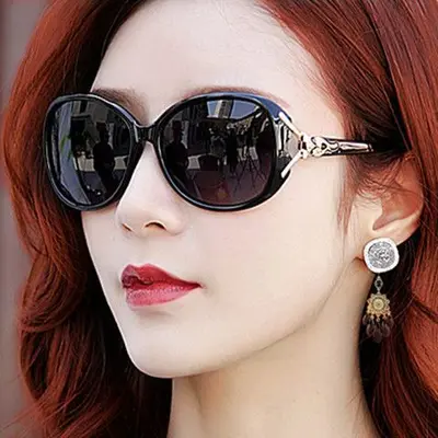 Women's Large Frame Fox Head Sunglasses, Classic Fashion Style - 7