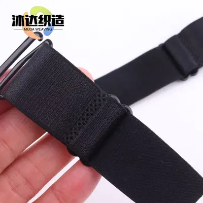 Adjustable Elastic Hat Band with Open-Top Buckle and Variable Size - 3