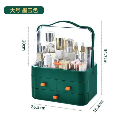 Tragbarer Kosmetik-Organizer mit Deckel - 10