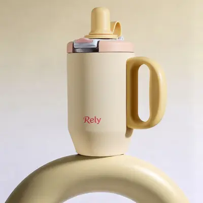 Large Capacity Insulated Cup with Straw, Dual Drinking Cup for Women - 7