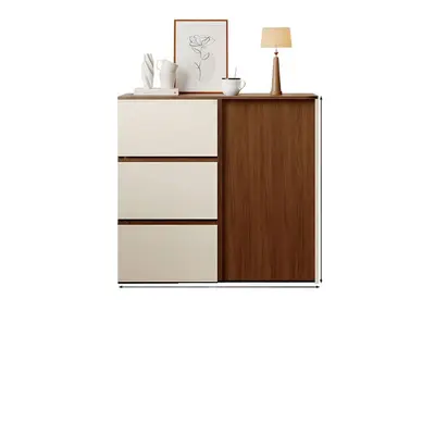 Minimalistisches Sideboard zum Anlehnen an die Wand, Wohnzimmer-Schrank