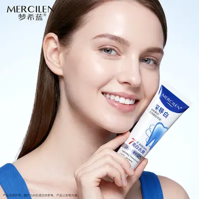 Mengxilan Fresh Breath Whitening Stain Removal Healthy Teeth Toothpaste 130g Tooth Cleaning Paste Removes Yellowing and Bad Breath Manufacturer - 4