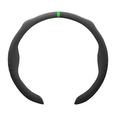 Rams 5D Suede Steering Wheel Cover, Universal O-Type and D-Type, Non-Slip and Sweat-Absorb