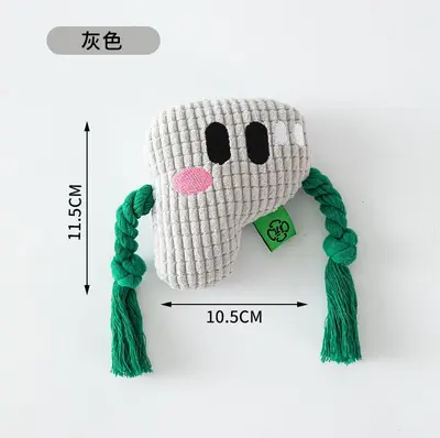 Игрушка для собак Whack-a-Mole Hammer Toy Chew Squeaky Interactive Durable Chew Dog Toy Pet Plush Toy Wholesale - 11