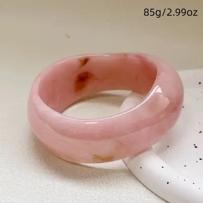 3件套欧美晕染咖色手镯树脂女士弧形手环环形不规则几何型手饰 - 8