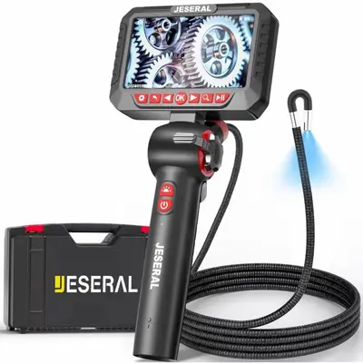 Auto repair endoscope HD camera, 360-degree rotation, engine diagnostics - 10
