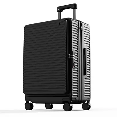 Side-Opening Expandable Combination Lock Luggage Set, Travel Suitcase with Carry-On Size - 9