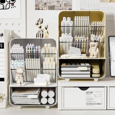 Acrylic Desktop Storage Box with Drawer