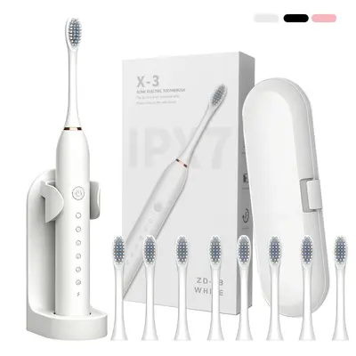 Sonic Electric Toothbrush 6 Modes USB Rechargeable Waterproof