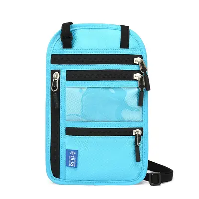RFID document organizer, neck strap, passport protection case - 10