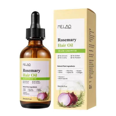 MELAO Soğan Biotin Biberiye Saç Bakım Yağı 59ml - 7