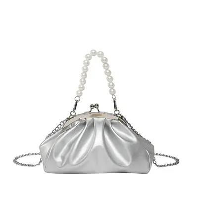 Women's Cloud Bag, Textured Everyday Shoulder Crossbody Bag - 7