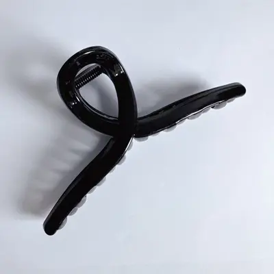 Große 13 cm Acryl-Haarspange aus hochwertigem Jelly in verschiedenen Farben für den Hinterkopf, Haiclip Haarspange Haarschmuck. - 7