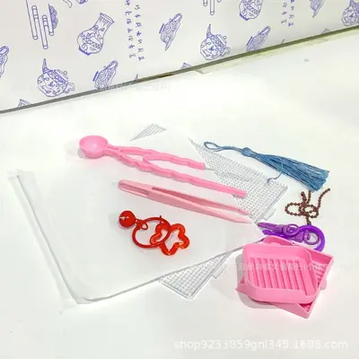 拼豆豆材料包全套装拼豆3d立体融合豆儿童益智拼图玩具手工材料包