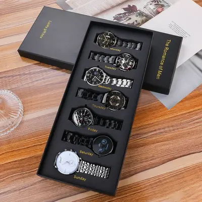 Men's 7-Piece Gift Set, Fashionable Watches - 8