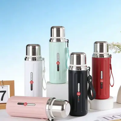 Customizable 316 Stainless Steel Insulated Cup, Large Capacity Portable Bottle - 3