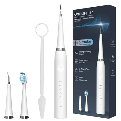 Ultraschall-Zahnreiniger, 2-in-1, elektrische Bürstenfunktion - 6