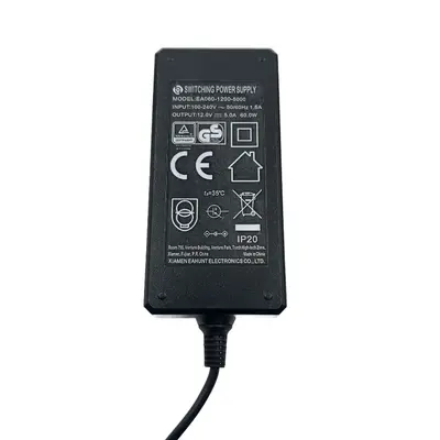 Адаптер питания 12V 5A с сертификатом 3C, 60W