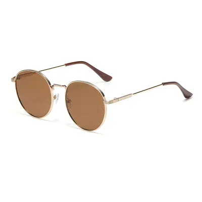 Retro Round Metal Frame Sunglasses, UV400 Protection, Unisex - 9