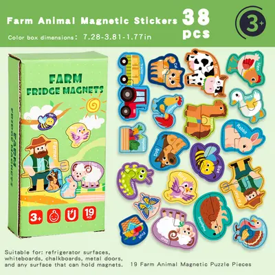 Cartoon-Magnet-Kühlschrankaufkleber, 8 Designs - 10