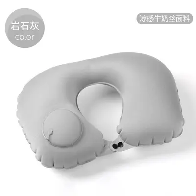 U-shaped inflatable neck pillow, portable - 13