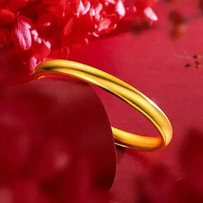 Bracelet, gold plated, antique design, solid metal, women